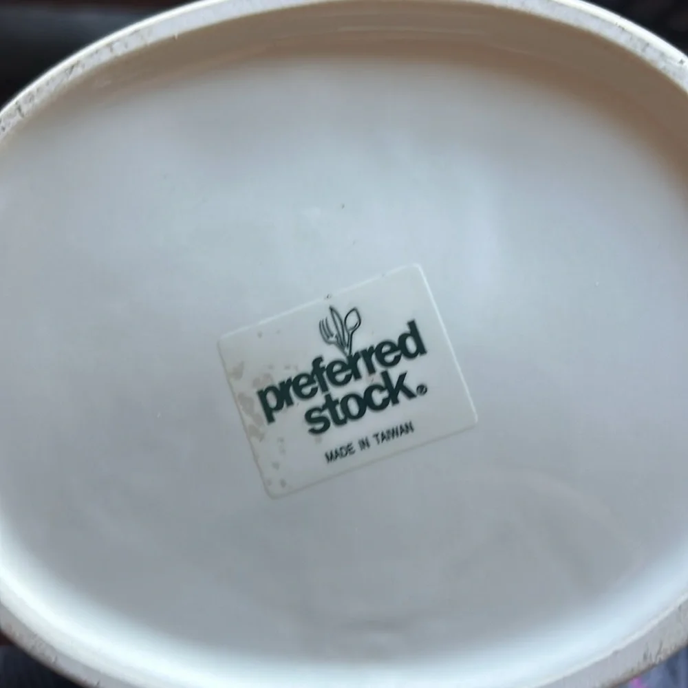 VINTAGE CANISTER LOCKING LID RAISED FRUIT DESIGN